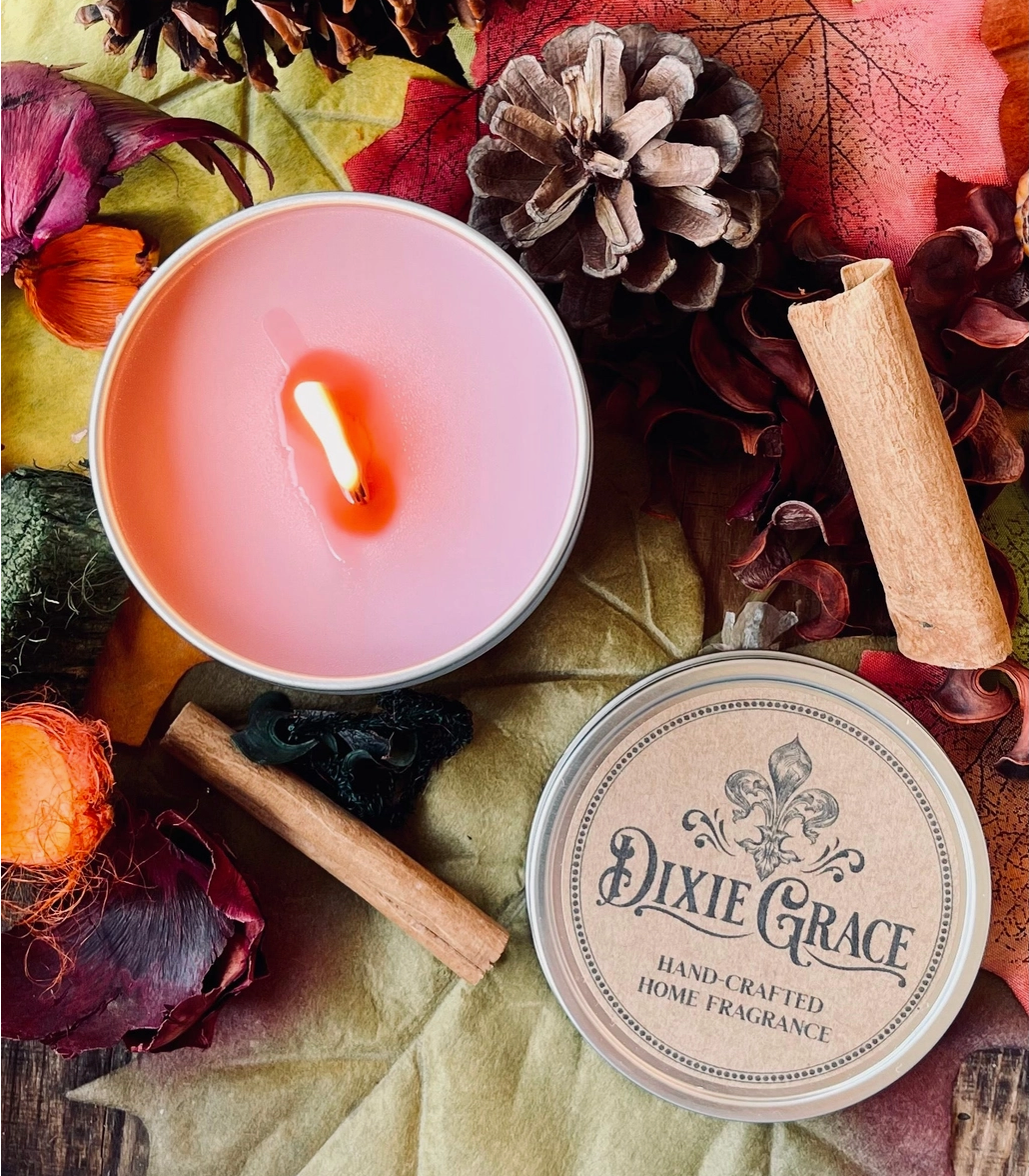 Dixie Grace Harvest Candle - 8 oz
