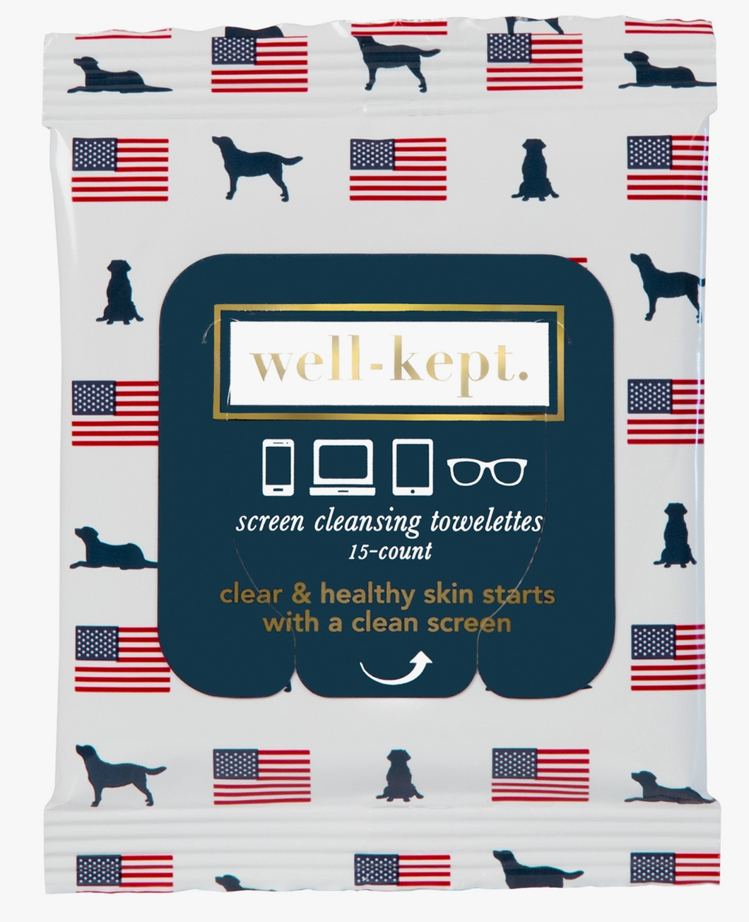 Well Kept Old Glory Tech Wipes